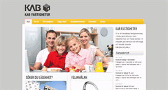 Desktop Screenshot of kabfastigheter.se